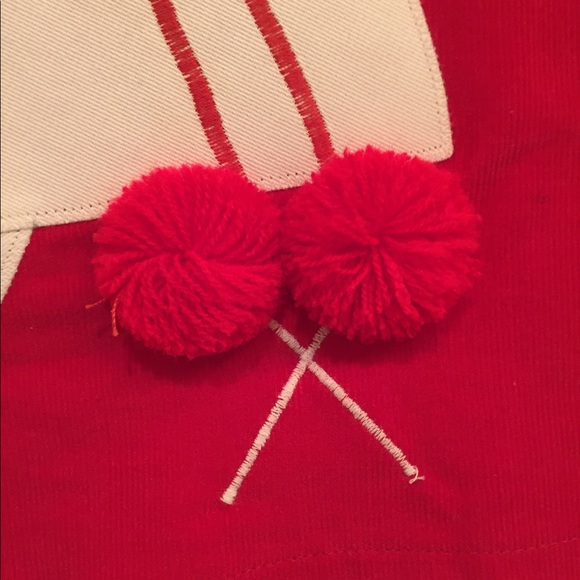 Boutique Red 🎉 Cheer Leader Corduroy Set 3M - Picture 4 of 6